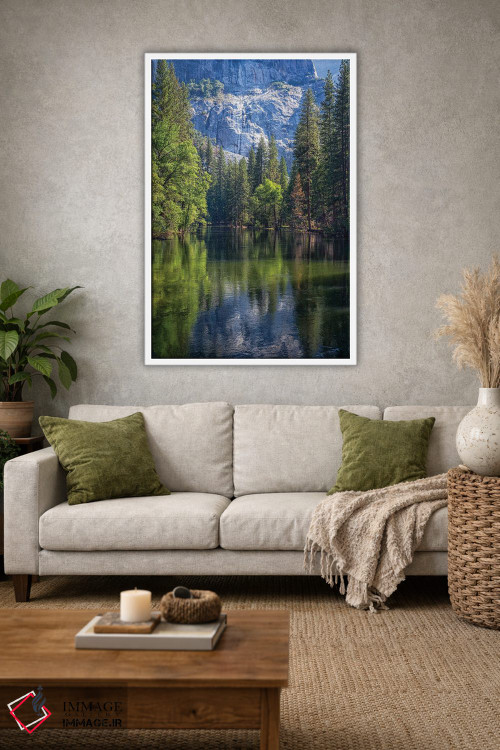 تابلو دکوراتیو انعکاس بر رودخانه مرسد اثر جوزف اس. جیاکالونه - D1W