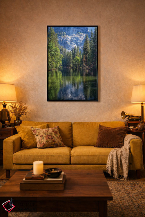 تابلو دکوراتیو انعکاس بر رودخانه مرسد اثر جوزف اس. جیاکالونه - D5B