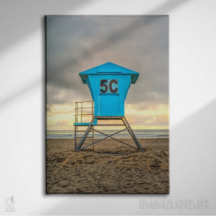 تابلو دکوراتیو ۵C در ساحل مرکزی کروناادو اثر جوزف اس. جیاکالونه - نمای روبهرو روی دیوار