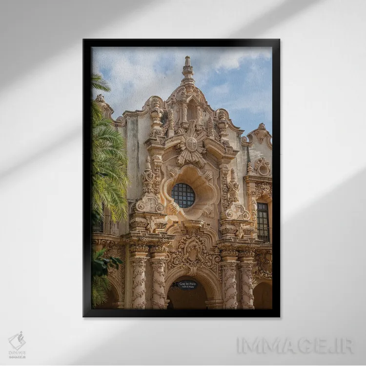 تابلو دکوراتیو کازا دل پرادو اثر جوزف اس. جیاکالونه - نمای قابدار مشکی