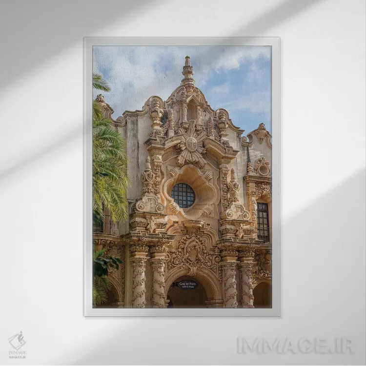 تابلو دکوراتیو کازا دل پرادو اثر جوزف اس. جیاکالونه - نمای قابدار سفید