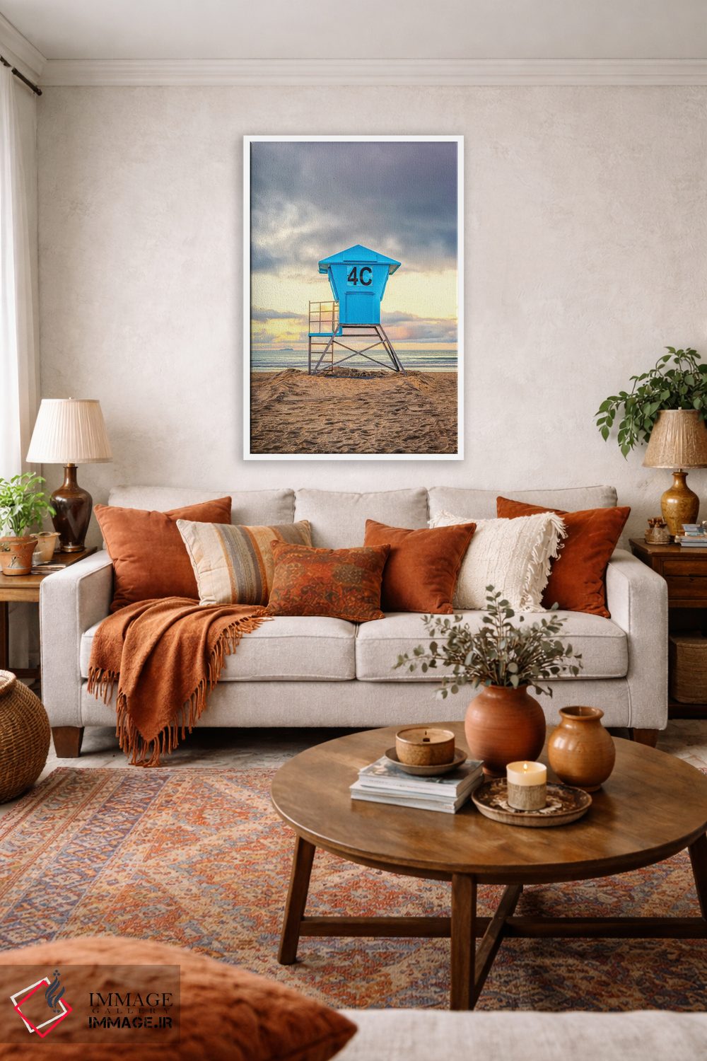 تابلو دکوراتیو ۴C در ساحل مرکزی کروناادو اثر جوزف اس. جیاکالونه - D1W