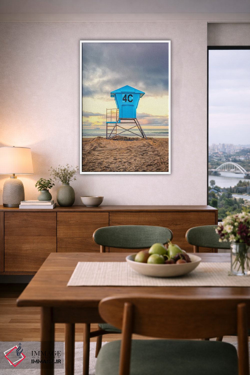 تابلو دکوراتیو ۴C در ساحل مرکزی کروناادو اثر جوزف اس. جیاکالونه - D6W