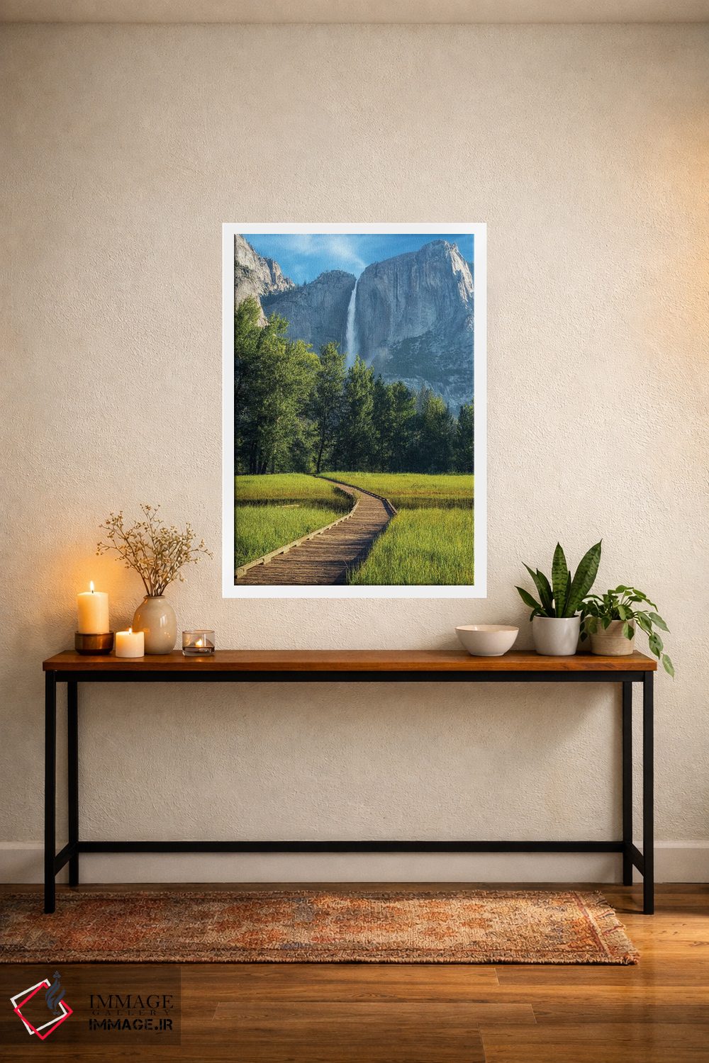 تابلو دکوراتیو مسیر در دره یوسیمیتی اثر جوزف اس. جیاکالونه - D2W