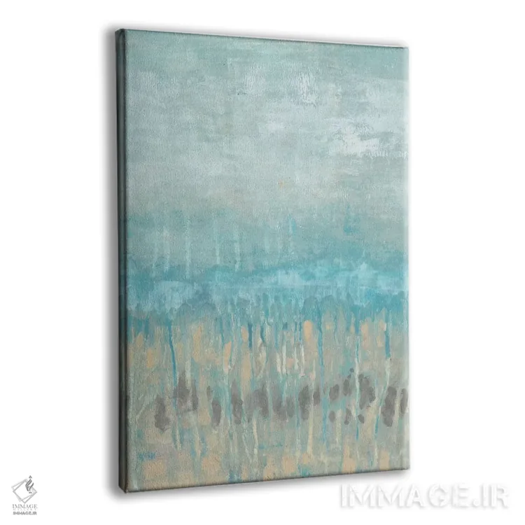 تابلو انتزاعی انتزاع خط ساحلی I اثر جنیفر گلدبرگر - نمای پرسپکتیو محصول