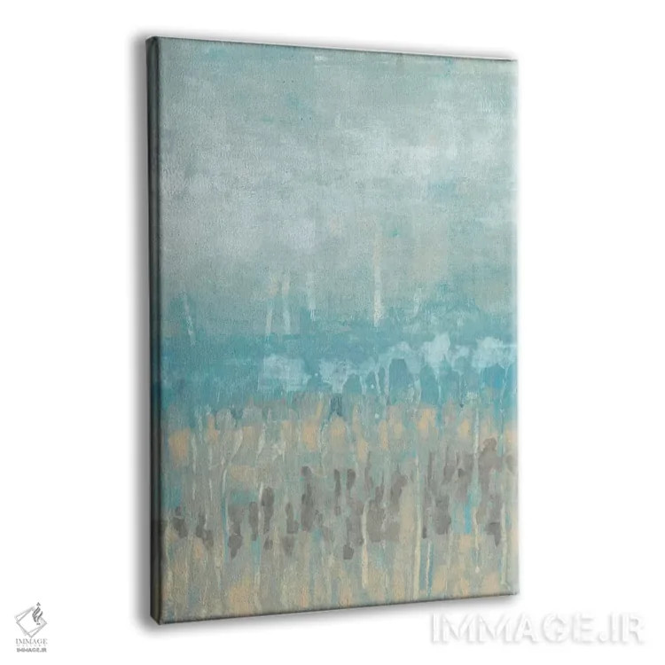 تابلو انتزاعی انتزاع خط ساحلی II اثر جنیفر گلدبرگر - نمای پرسپکتیو محصول