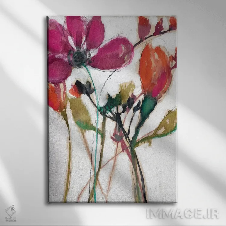 تابلو دکوراتیو چیدمان زنده II اثر جنیفر گلدبرگر - نمای روبهرو روی دیوار