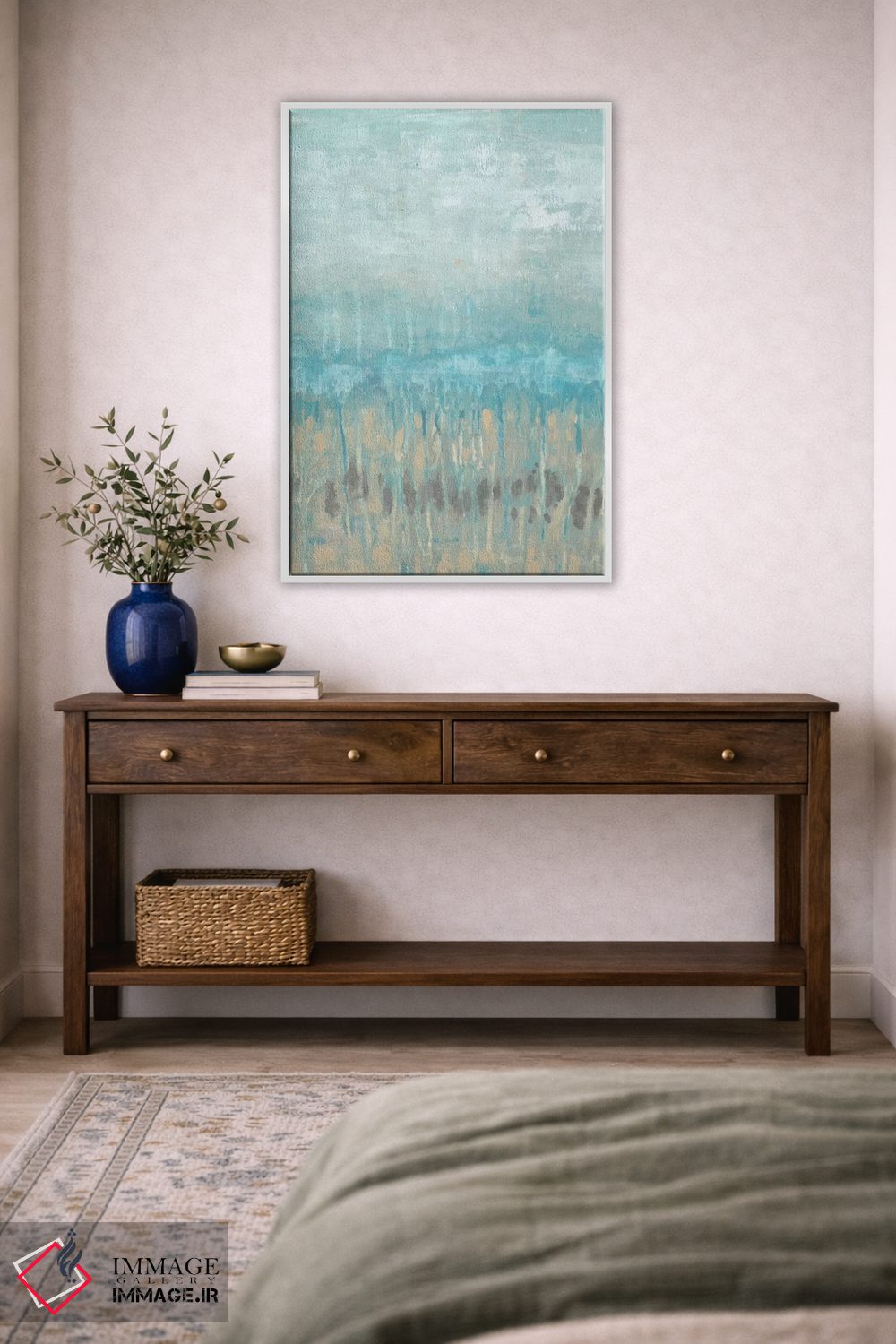 تابلو انتزاعی انتزاع خط ساحلی I اثر جنیفر گلدبرگر - D4W