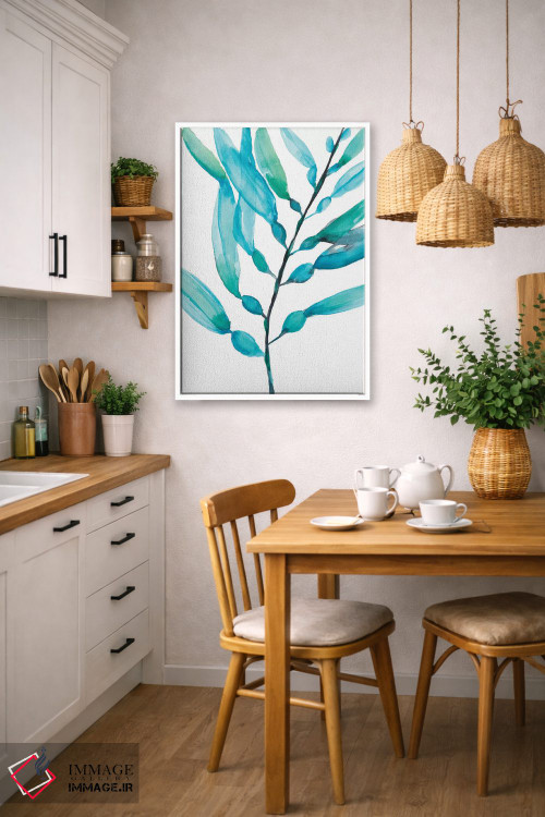 تابلو مینیمال جلبک آبرنگی I اثر جنیفر گلدبرگر - D5W