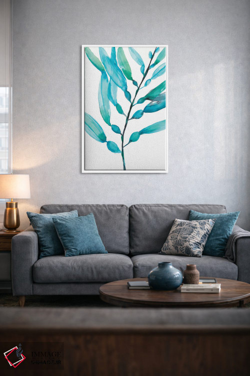 تابلو مینیمال جلبک آبرنگی I اثر جنیفر گلدبرگر - D3W