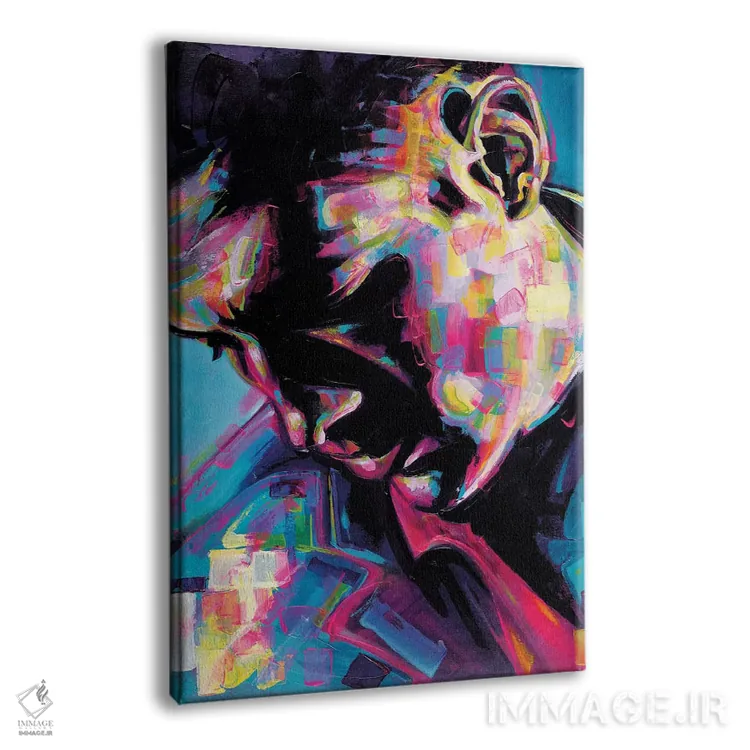 تابلو دکوراتیو ژست گیر اثر جیمز گری - نمای پرسپکتیو محصول