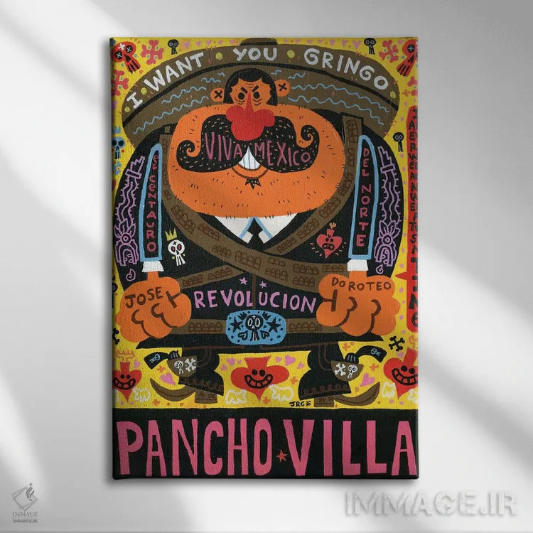 تابلو دکوراتیو سانتور شمالی اثر خورخه آر. گوتیرز - نمای روبهرو روی دیوار