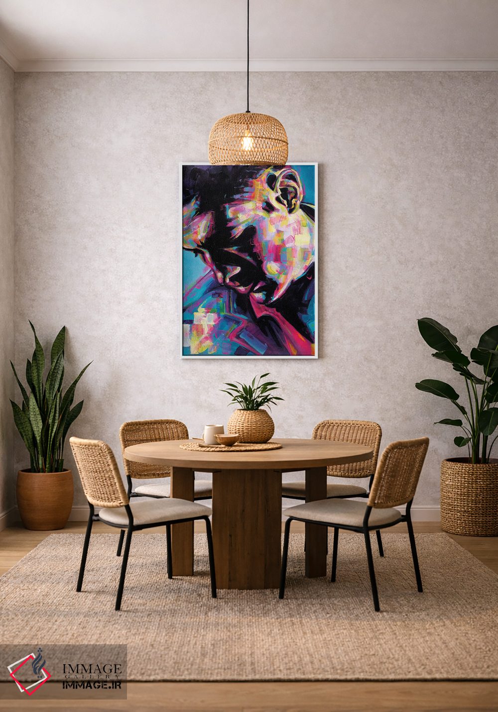 تابلو دکوراتیو ژست گیر اثر جیمز گری - D2W