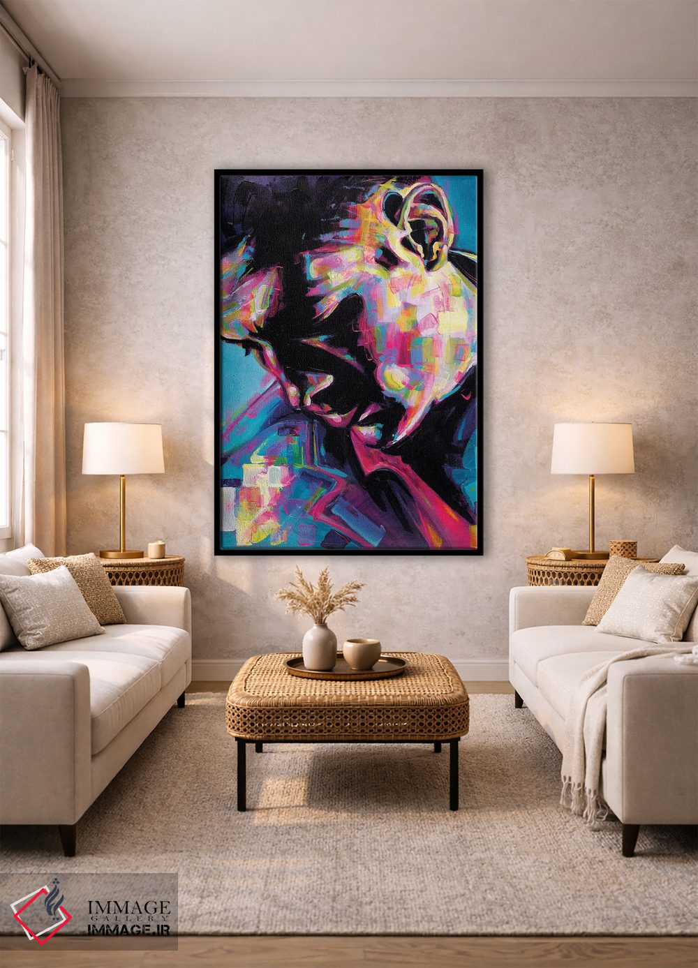 تابلو دکوراتیو ژست گیر اثر جیمز گری - D1B