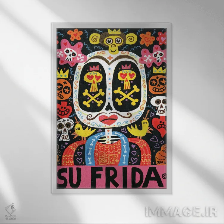 تابلو دکوراتیو درد شاد، سپاسگزارم اثر خورخه آر. گوتیرز - نمای قابدار سفید