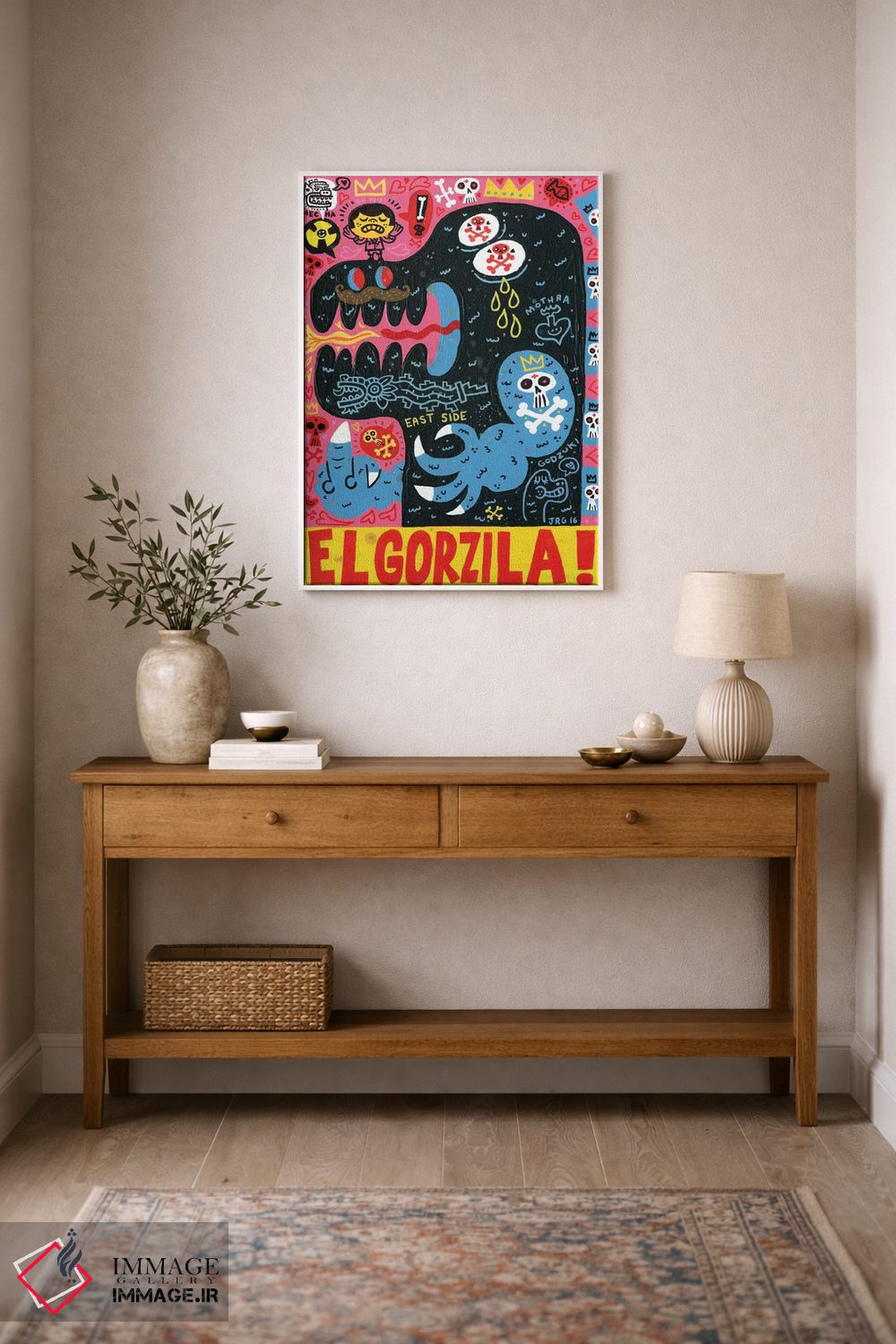 تابلو دکوراتیو هیولا اثر خورخه آر. گوتیرز - D1W