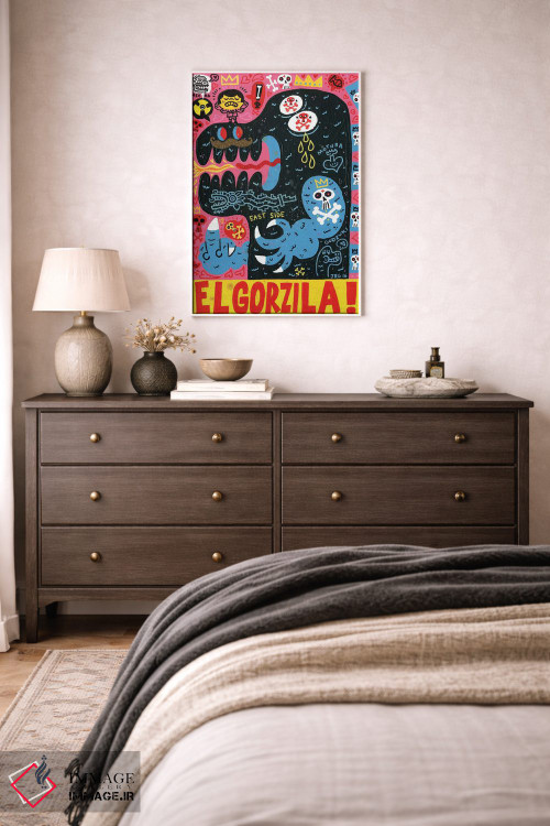 تابلو دکوراتیو هیولا اثر خورخه آر. گوتیرز - D2W