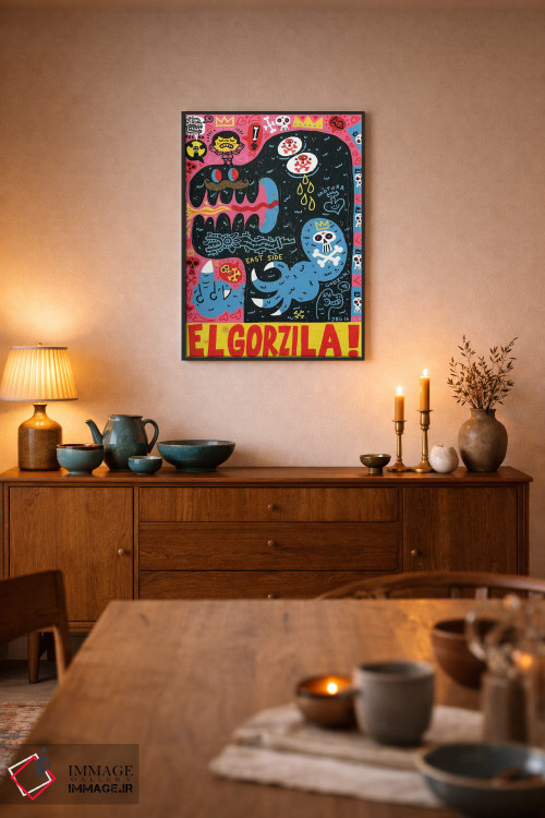 تابلو دکوراتیو هیولا اثر خورخه آر. گوتیرز - D6B