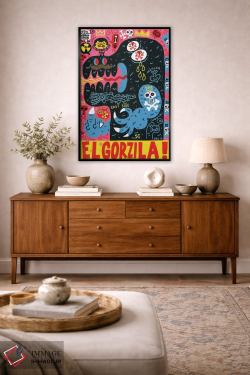 تابلو دکوراتیو هیولا اثر خورخه آر. گوتیرز - D5B