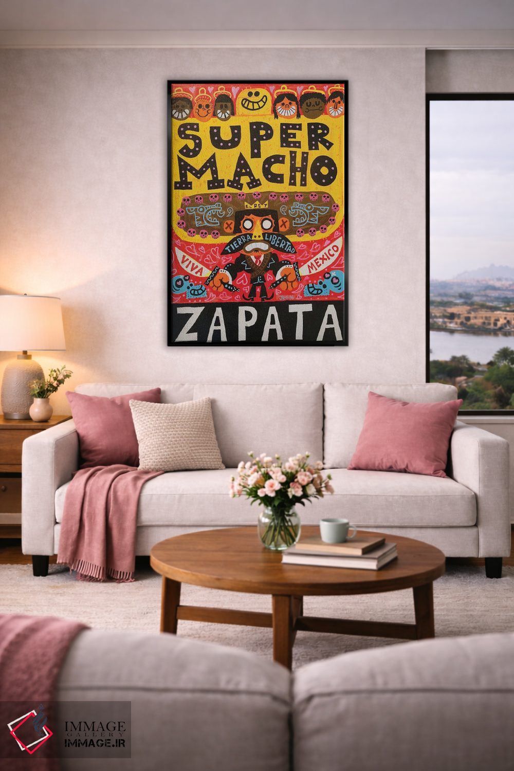 تابلو دکوراتیو مکزیکی اثر خورخه آر. گوتیرز - D4B