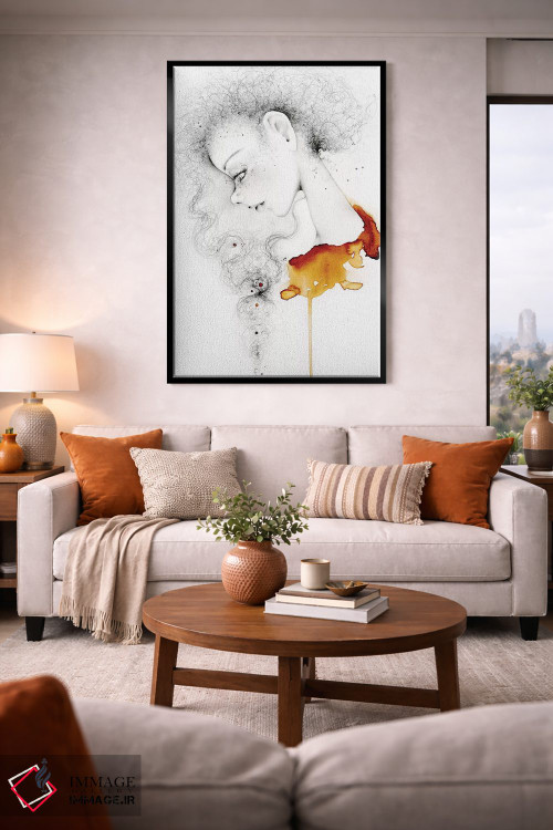 تابلو دکوراتیو ترس از رویاپردازی اثر جوانا هابر - D3B