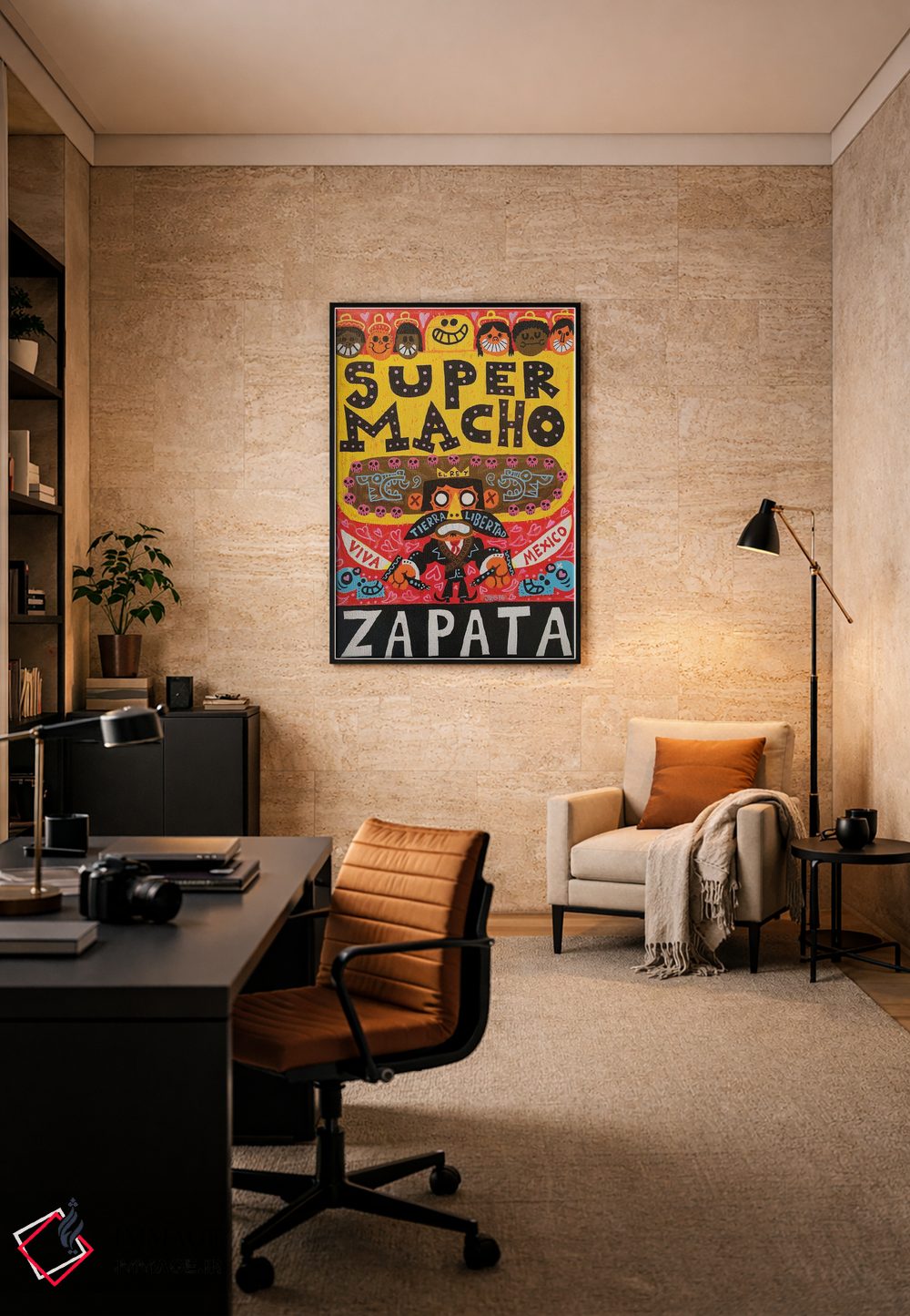 تابلو دکوراتیو مکزیکی اثر خورخه آر. گوتیرز - D6B