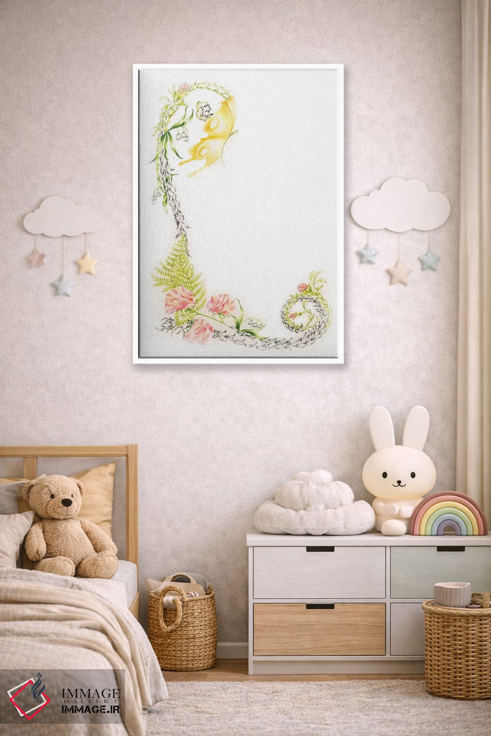تابلو دکوراتیو حرف L I اثر جوانا هابر - D4W