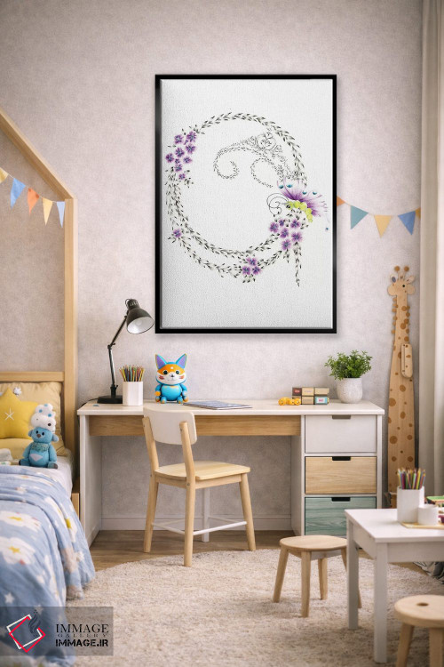 تابلو دکوراتیو حرف O اثر جوانا هابر - D2B