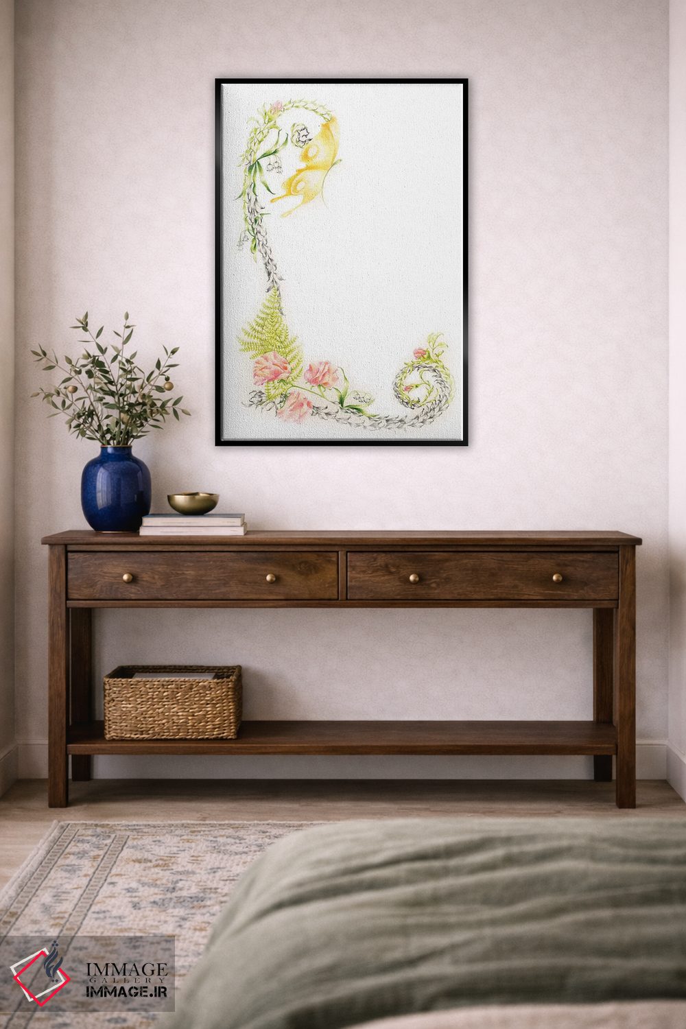 تابلو دکوراتیو حرف L I اثر جوانا هابر - D6B