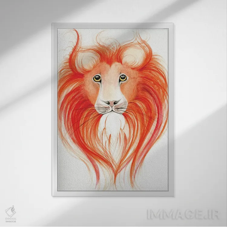 تابلو دکوراتیو حامی من اثر جوانا هابر - نمای قابدار سفید