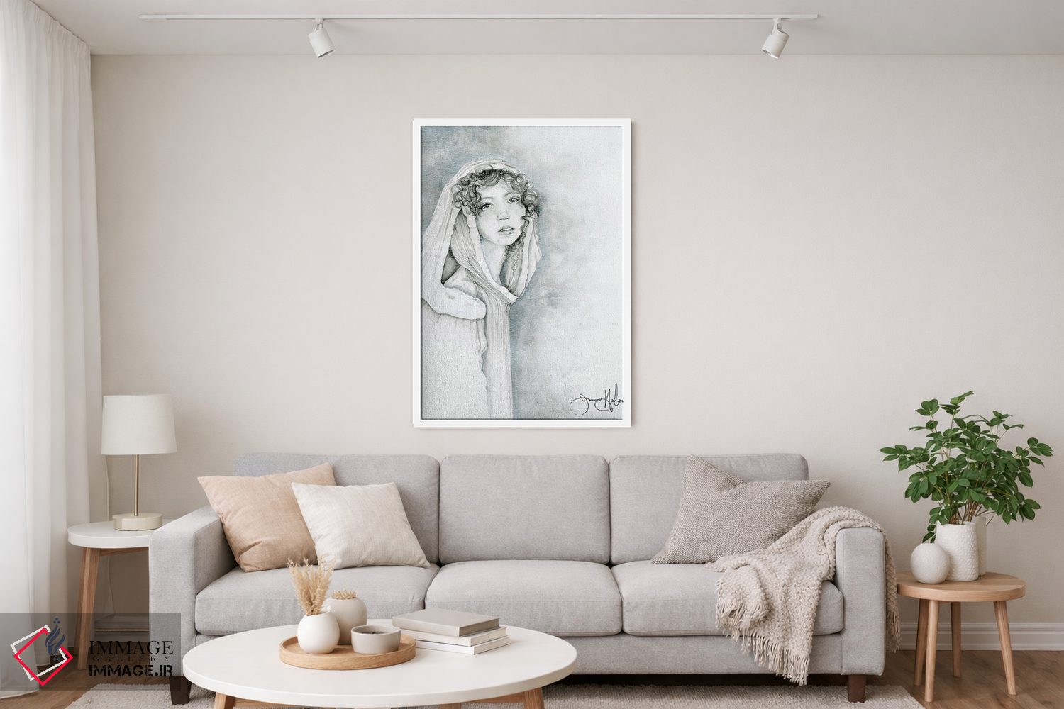 تابلو دکوراتیو کسی برای تکیه کردن اثر جوانا هابر - D4W