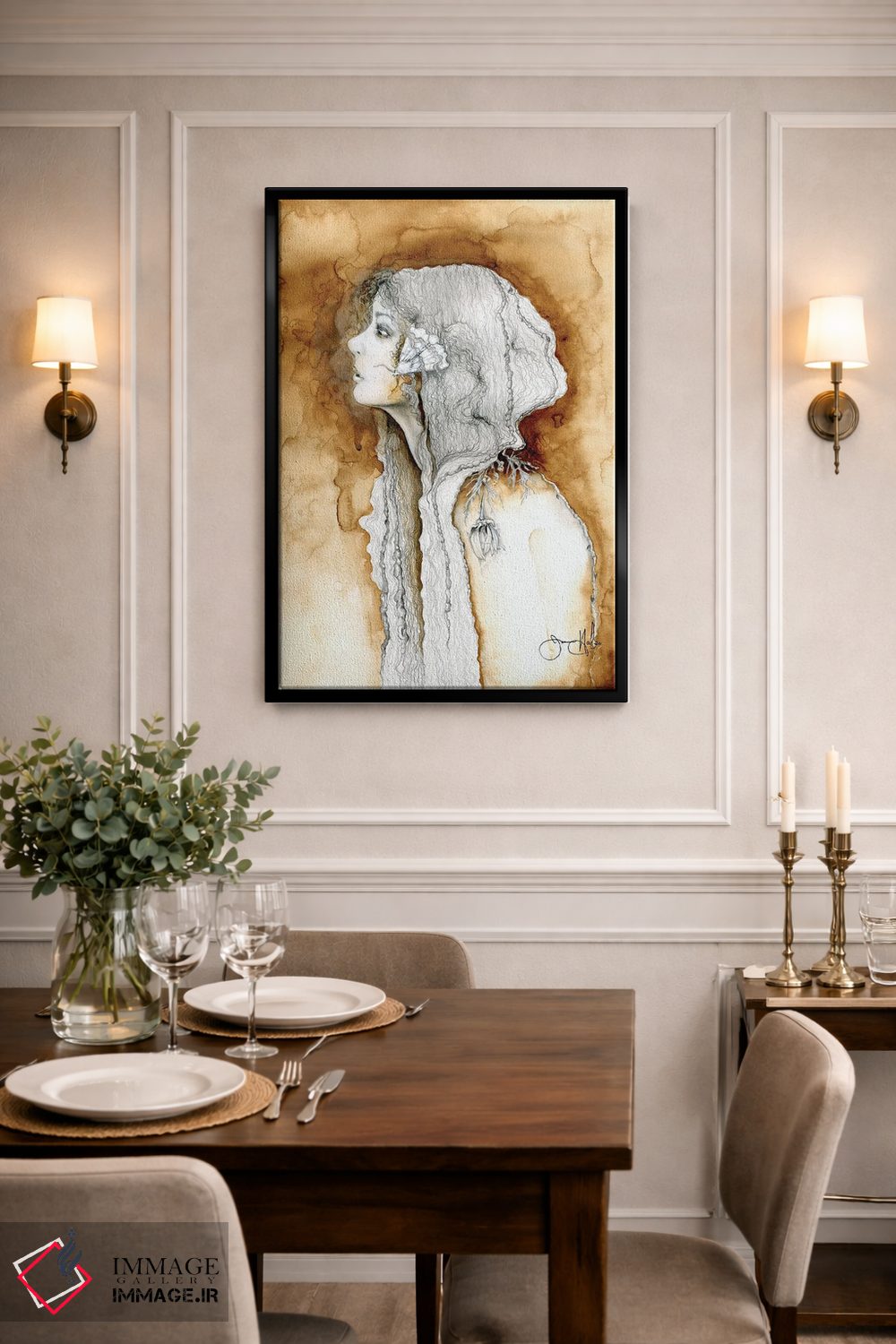 تابلو دکوراتیو هیچ امیدی نیست، فقط ناامیدی اثر جوانا هابر - D2B