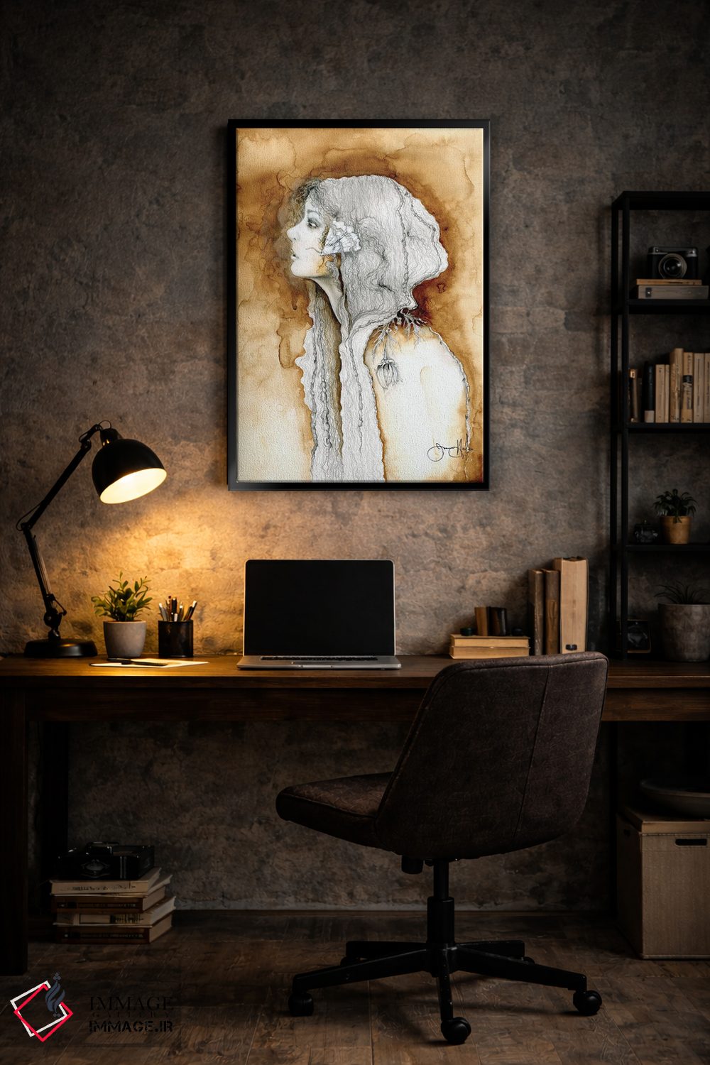 تابلو دکوراتیو هیچ امیدی نیست، فقط ناامیدی اثر جوانا هابر - D6B