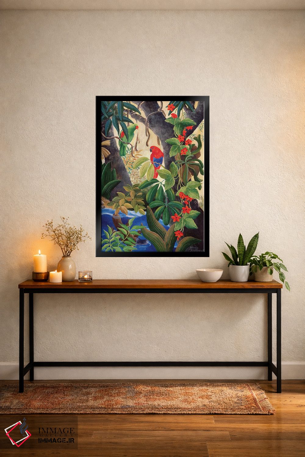 تابلو دکوراتیو پیچش رودخانه II اثر یوهانا هیلدبرانت - D6B