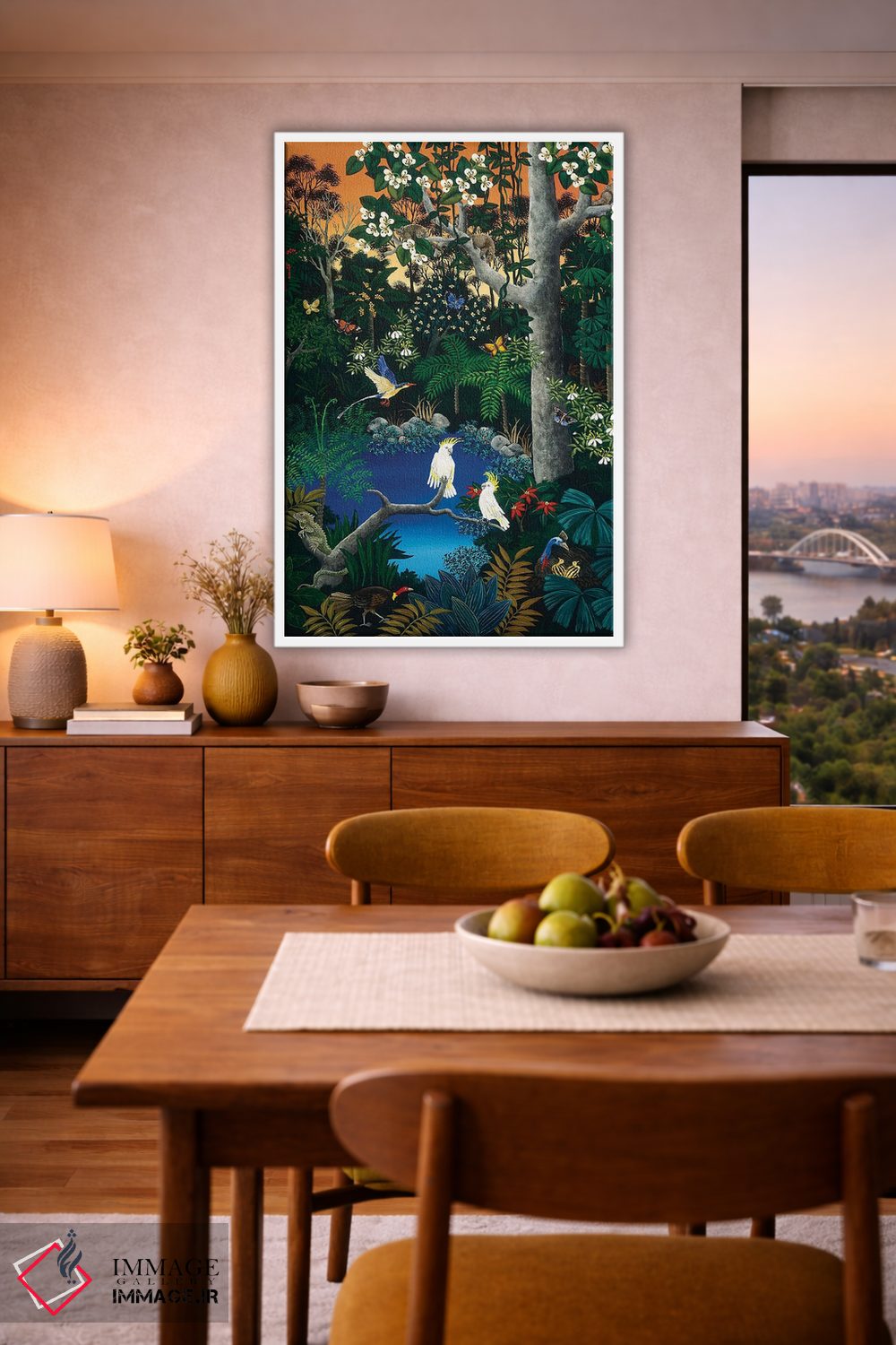 تابلو دکوراتیو جنگل گرمسیری اثر یوهانا هیلدبرانت - D6W