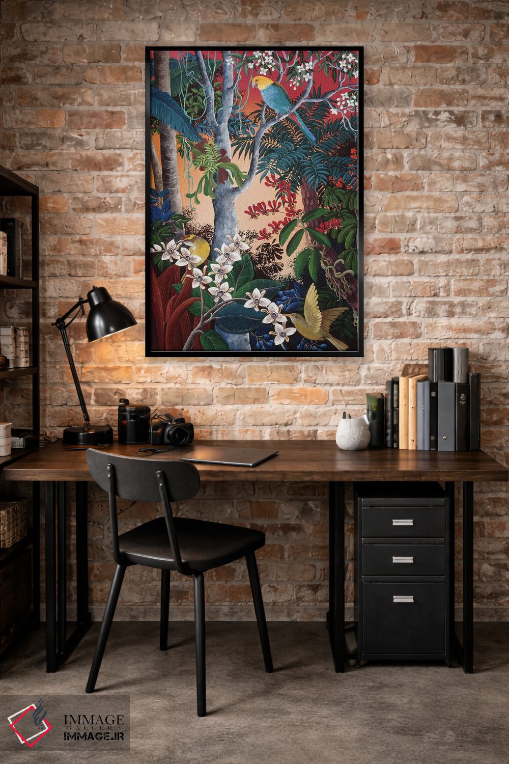 تابلو دکوراتیو ارکیده های وحشی شکوفه دار اثر یوهانا هیلدبرانت - D4B