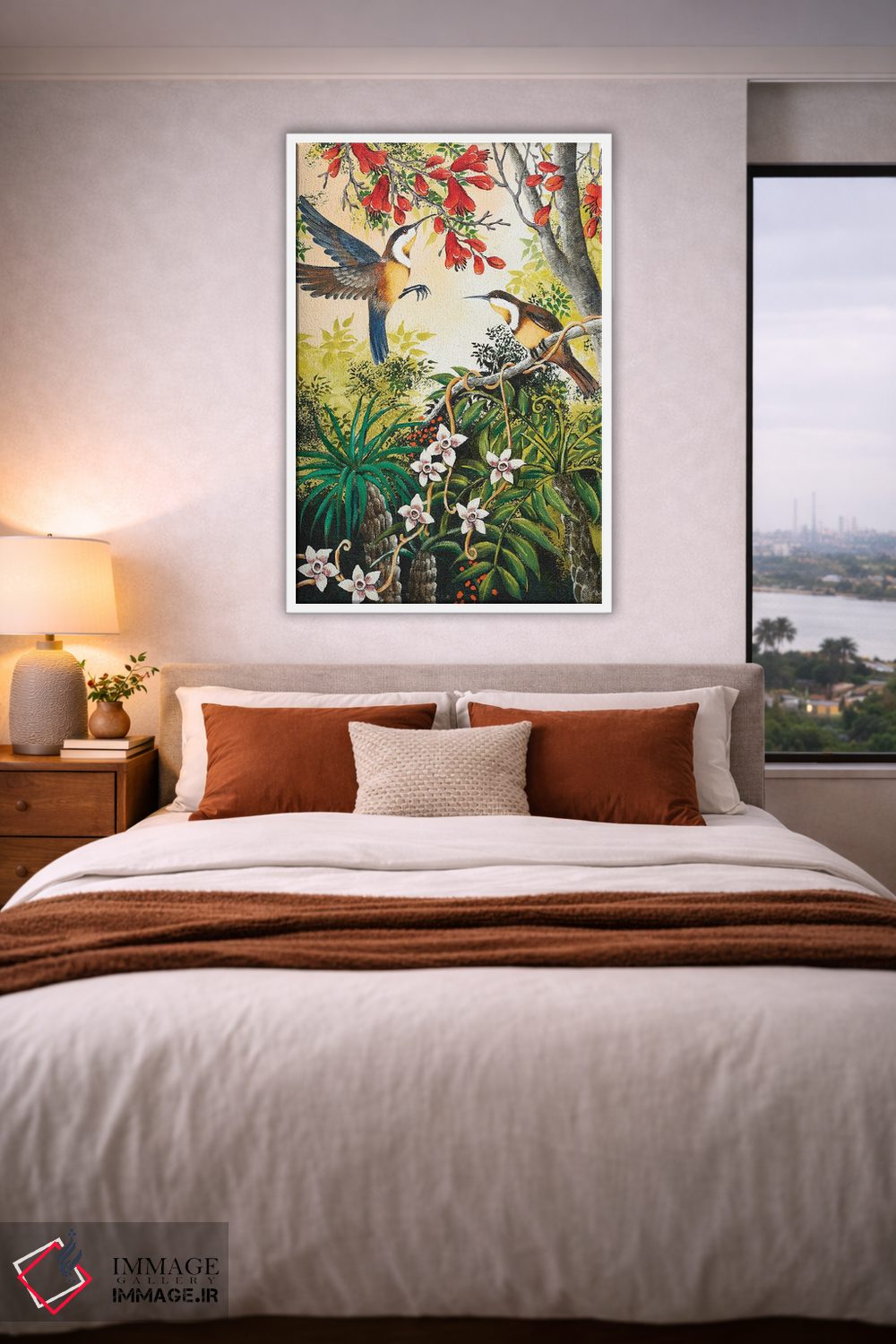 تابلو دکوراتیو عسل خواران اثر یوهانا هیلدبرانت - D2W