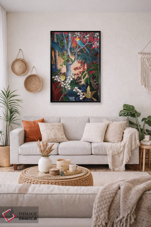 تابلو دکوراتیو ارکیده های وحشی شکوفه دار اثر یوهانا هیلدبرانت - D3B