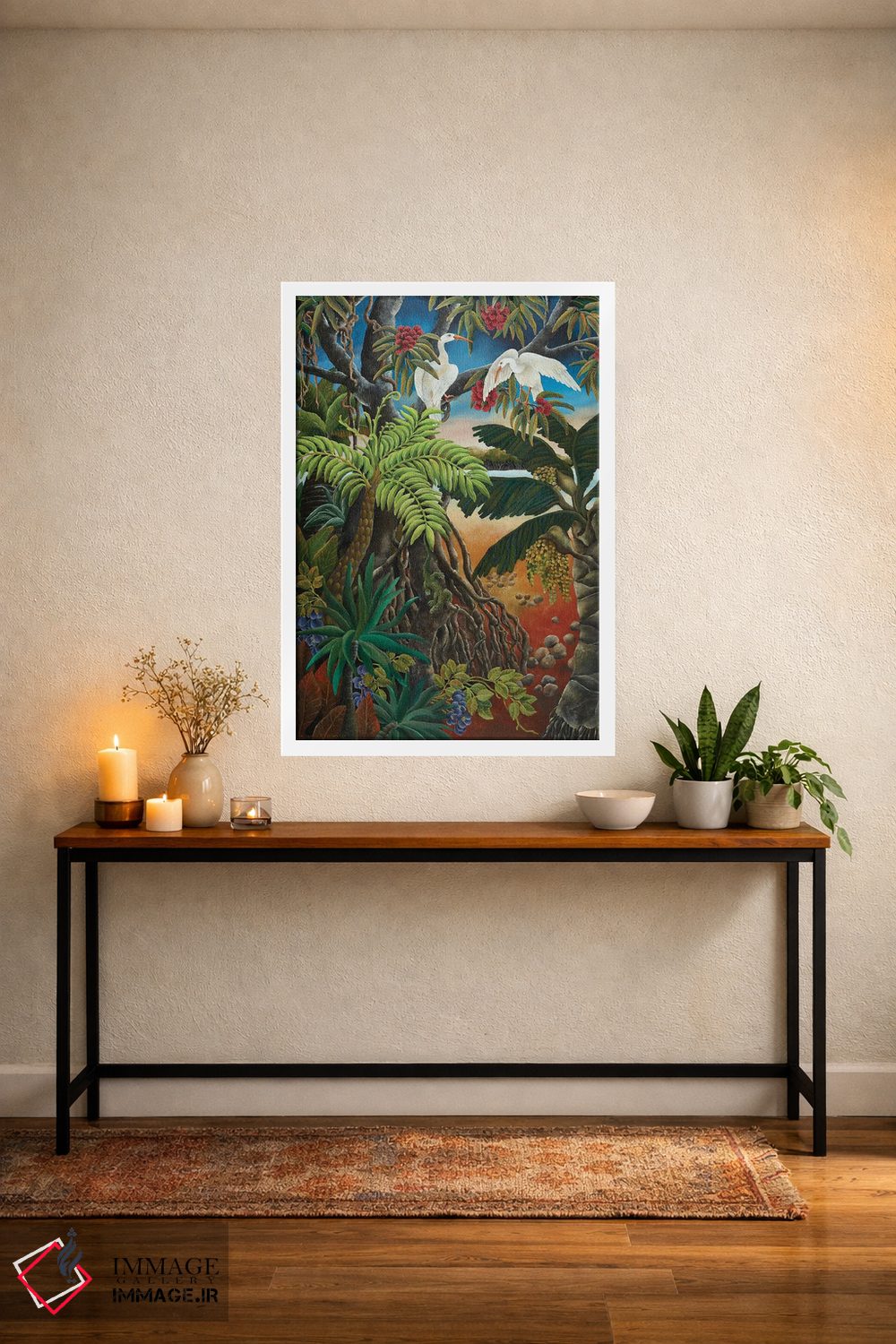 تابلو دکوراتیو سرزمین مانگروها اثر یوهانا هیلدبرانت - D2W