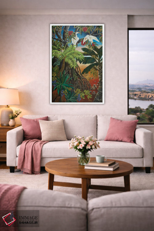 تابلو دکوراتیو سرزمین مانگروها اثر یوهانا هیلدبرانت - D3W