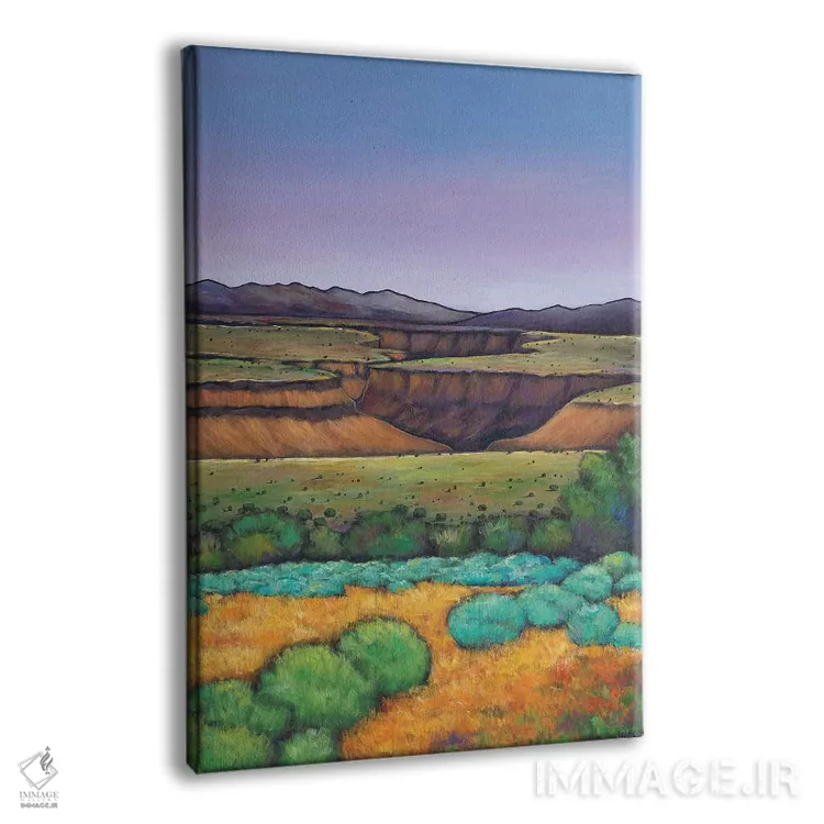 تابلو دکوراتیو دره صحرایی اثر جاناتان هریس - نمای پرسپکتیو محصول