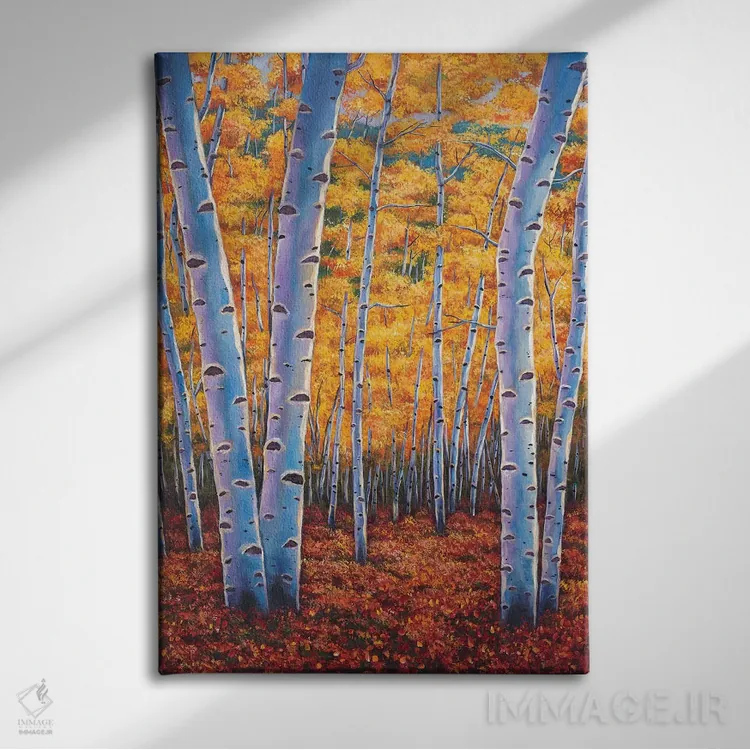 تابلو دکوراتیو رویاهای پاییز اثر جاناتان هریس - نمای روبهرو روی دیوار