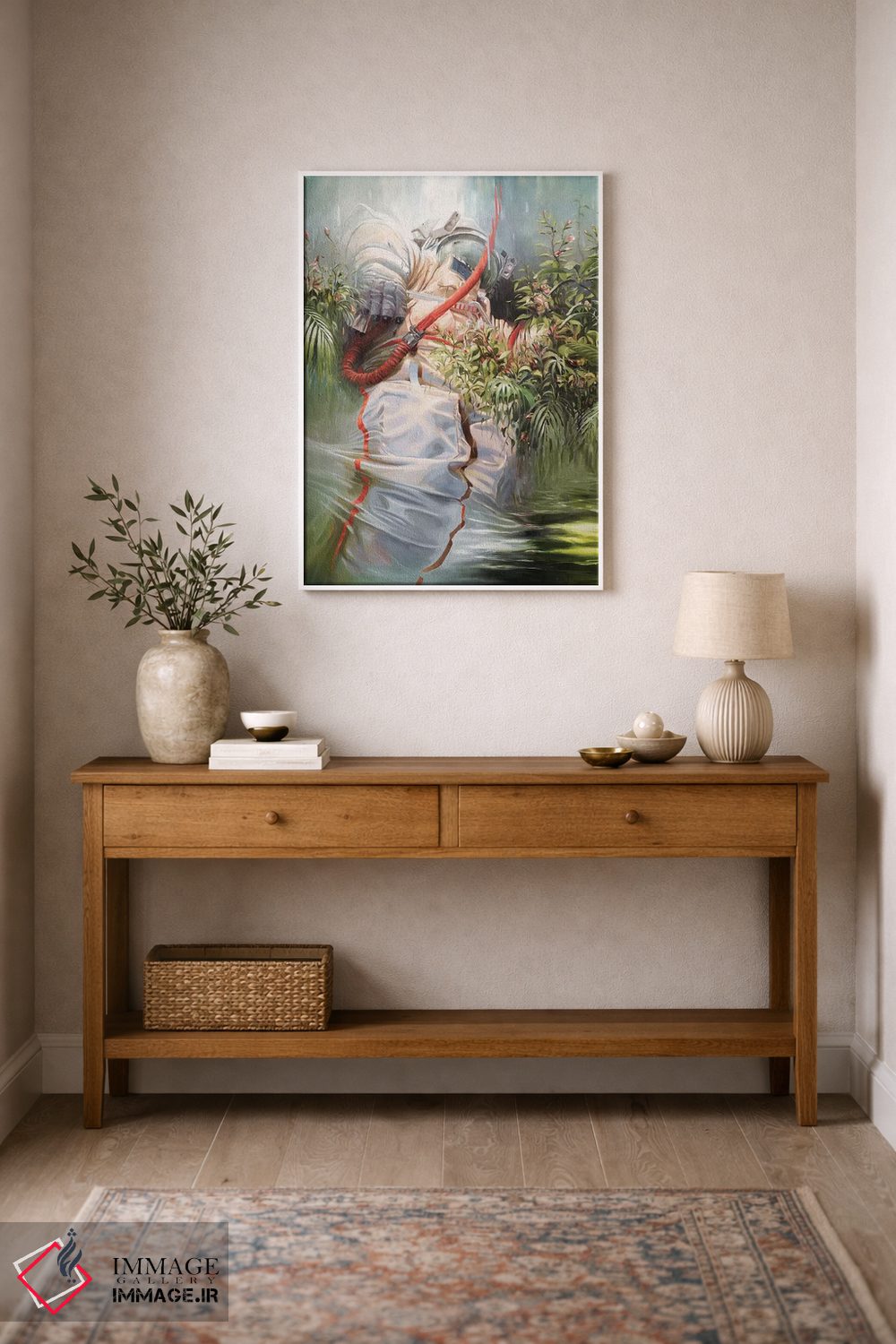 تابلو دکوراتیو بر دوش غول ها اثر جانی مورانت - D1W