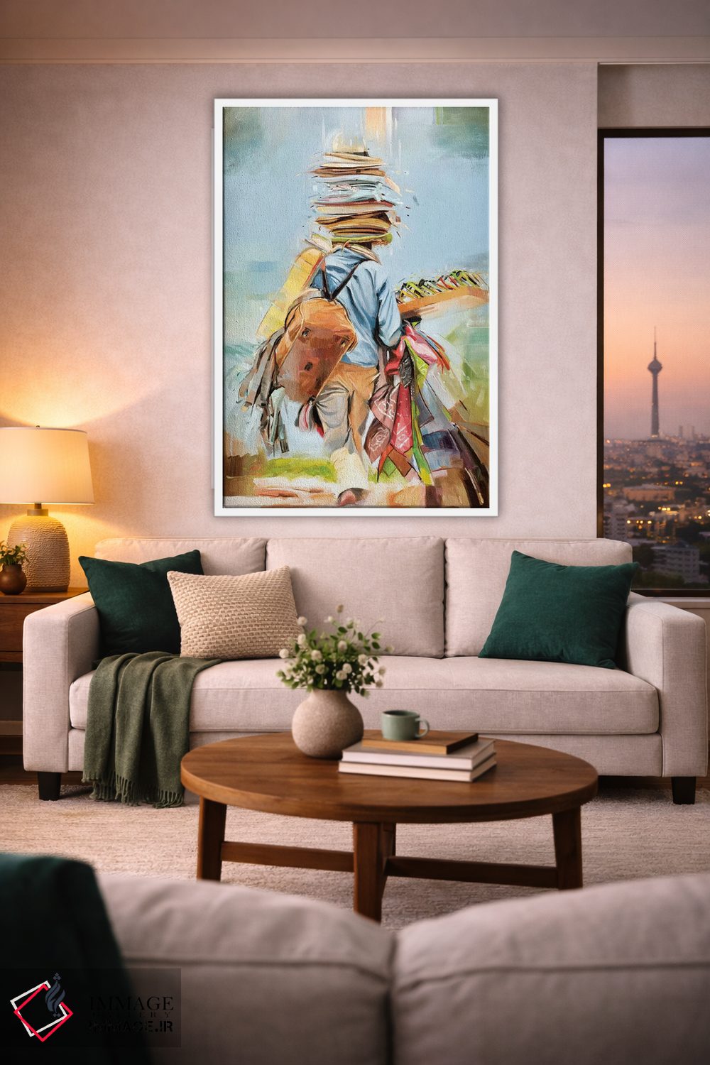 تابلو دکوراتیو بازرگان ساحلی اثر جانی مورانت - D2W