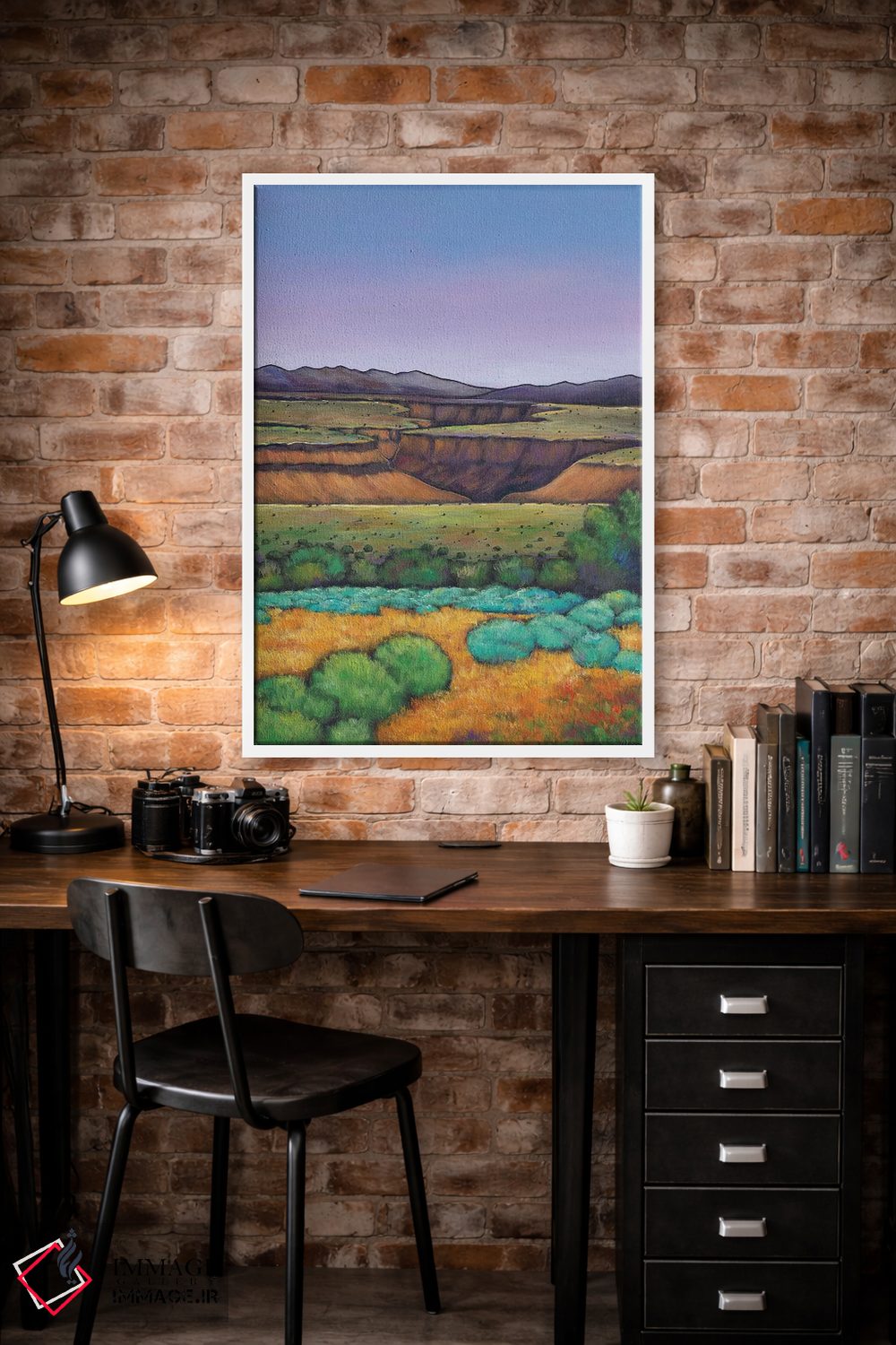 تابلو دکوراتیو دره صحرایی اثر جاناتان هریس - D1W