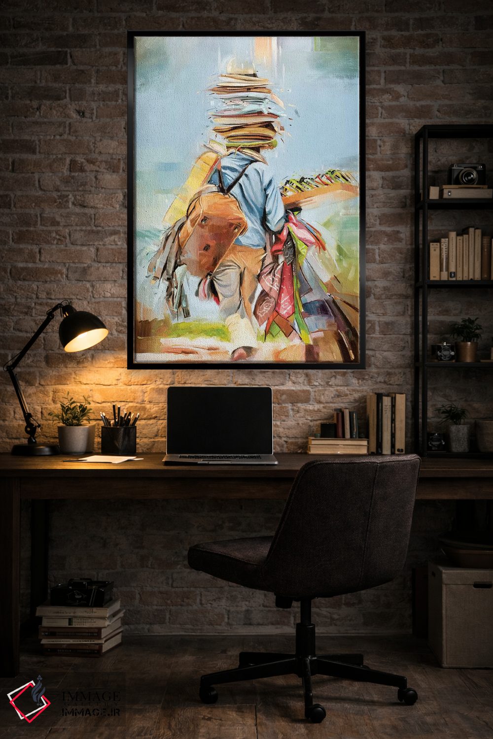 تابلو دکوراتیو بازرگان ساحلی اثر جانی مورانت - D6B