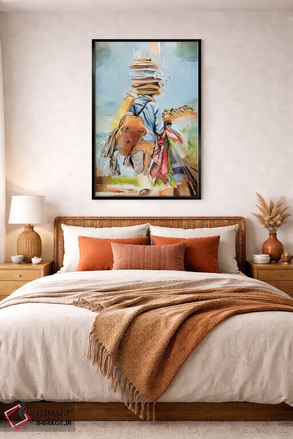 تابلو دکوراتیو بازرگان ساحلی اثر جانی مورانت - D5B