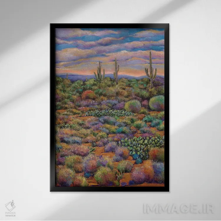 تابلو دکوراتیو دستیابی به آسمان اثر جاناتان هریس - نمای قابدار مشکی