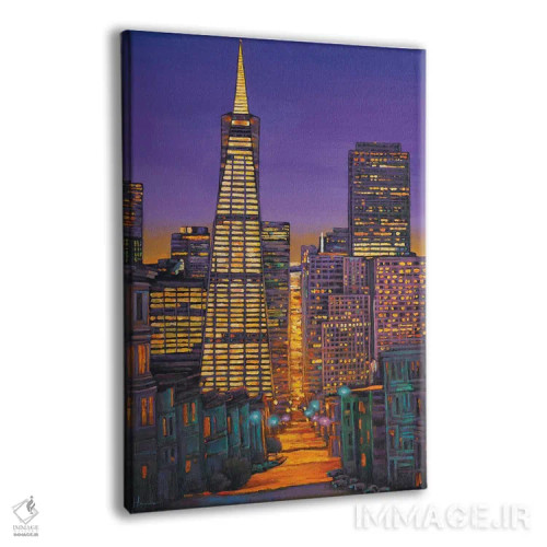 تابلو دکوراتیو سان فرانسیسکو اثر جاناتان هریس - نمای پرسپکتیو محصول