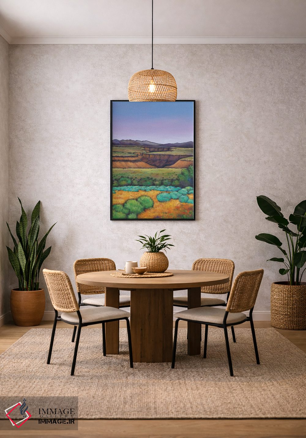 تابلو دکوراتیو دره صحرایی اثر جاناتان هریس - D3B